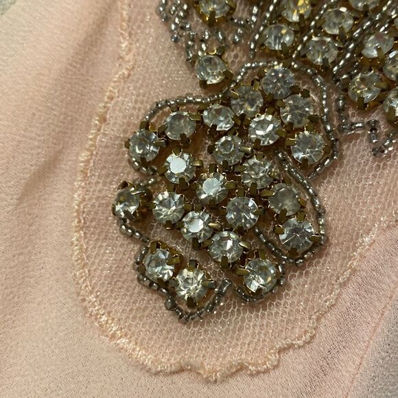 A'gaci Pink Embellished romper, S - Picture 3 of 9